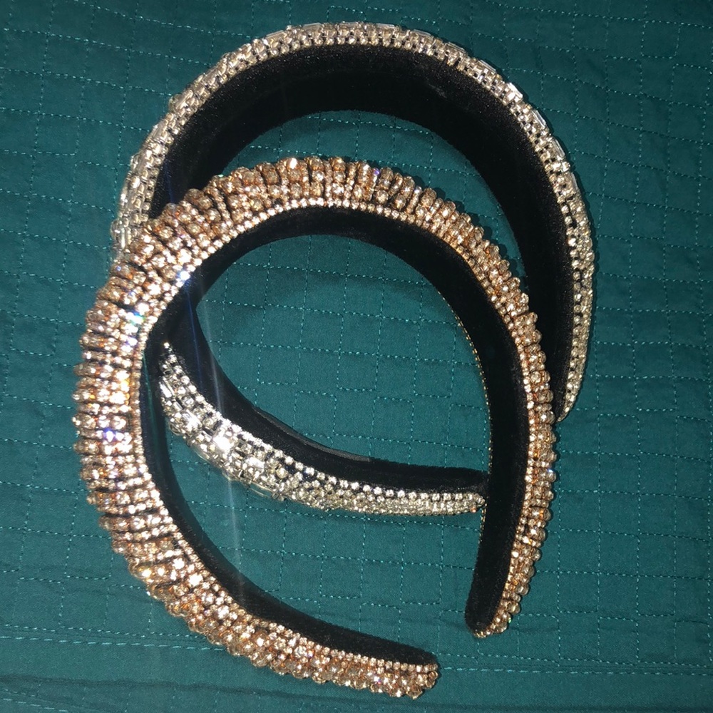 Rhinestone Padded Headband